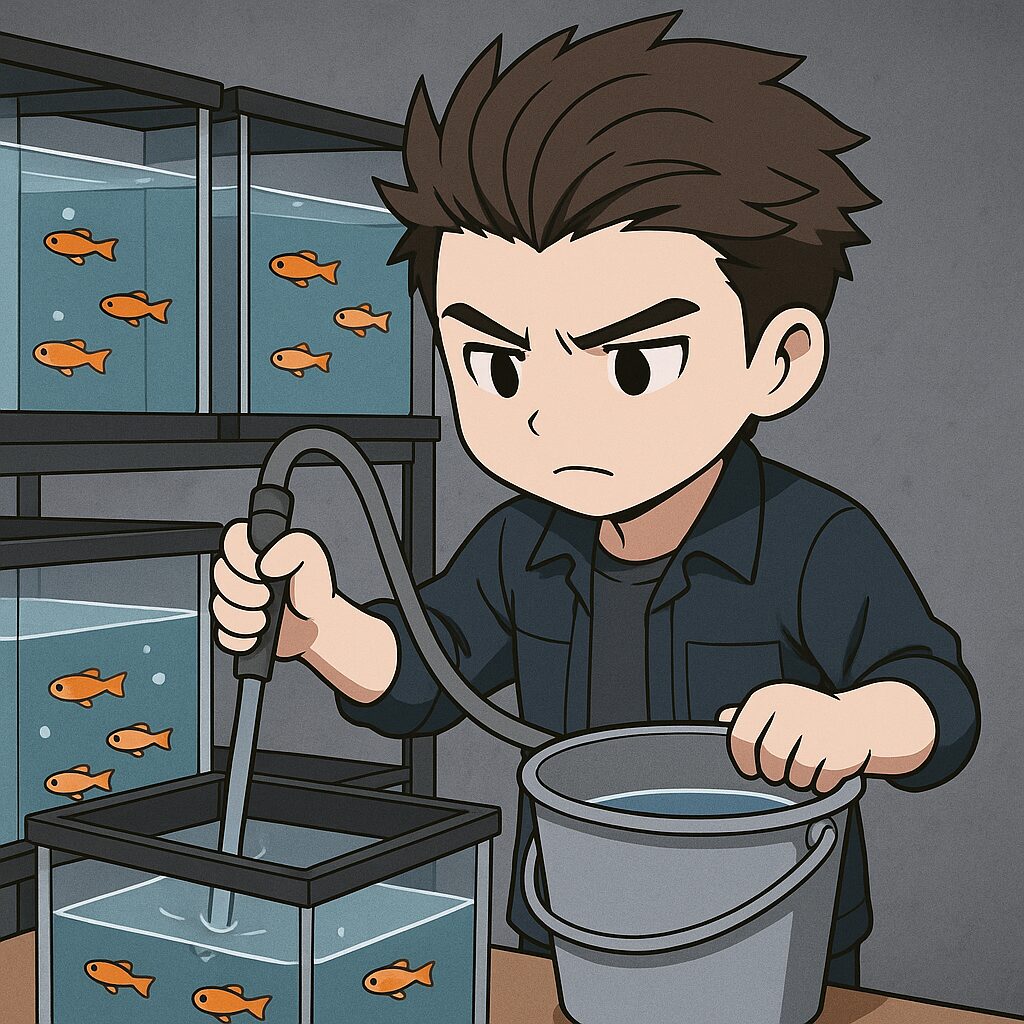 水換えする元社畜