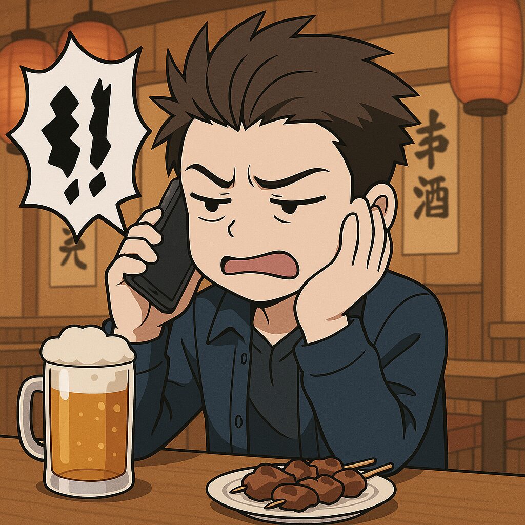 嫌そうな表情の元社畜