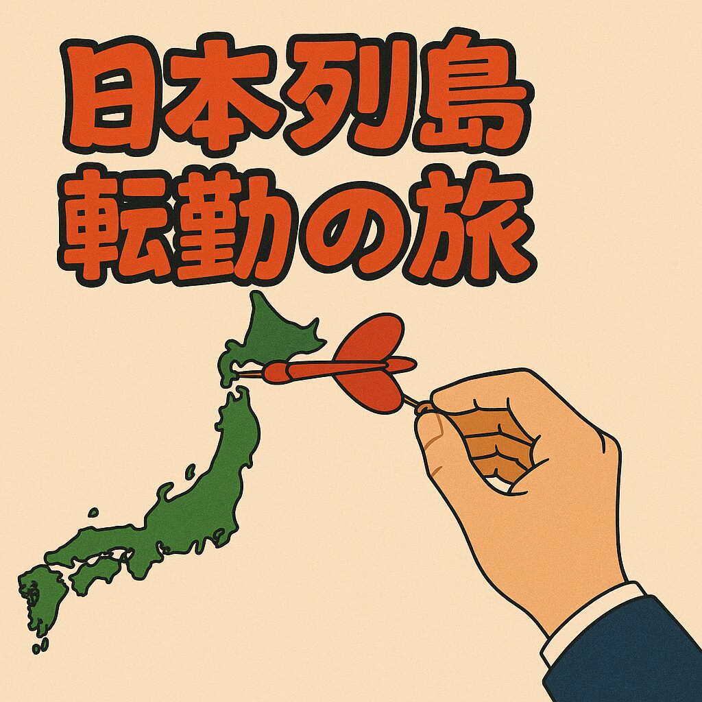 転勤を決めるイメージ