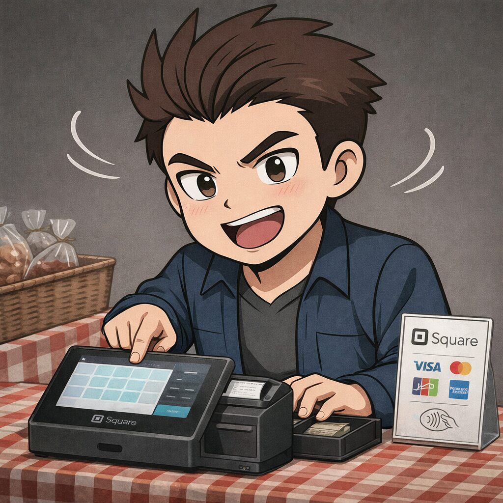 レジ打ちする元社畜